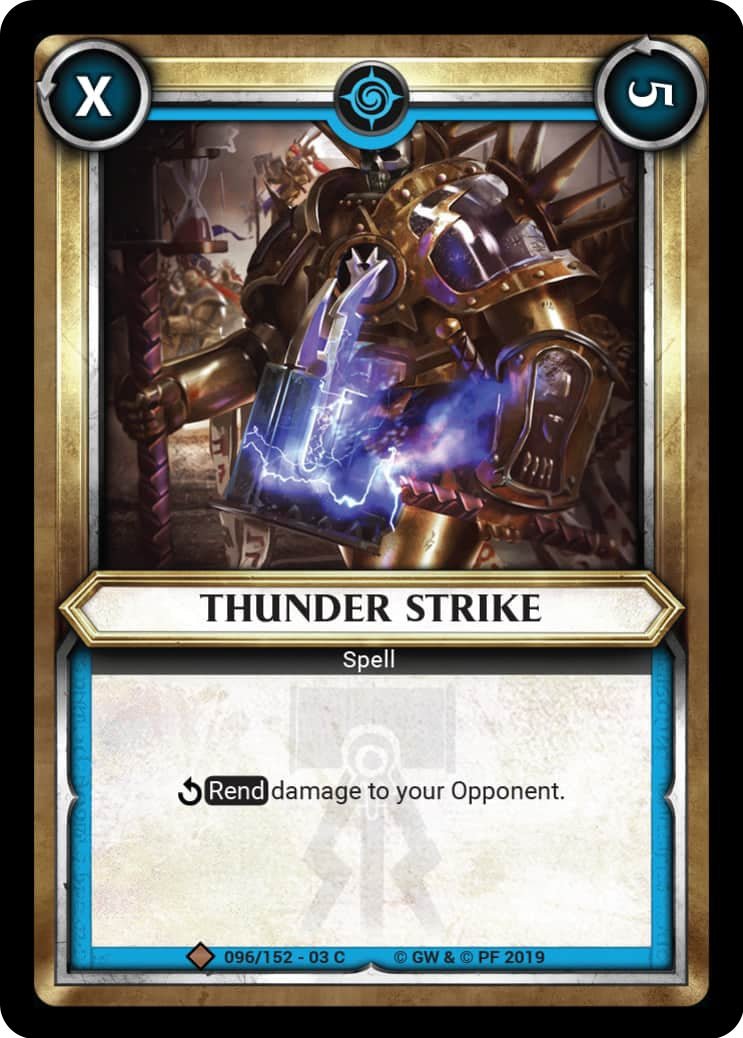 Thunder Strike (Claimed) (96) (WHAOSSA) - Warhammer Age of Sigmar Champions TCG Single