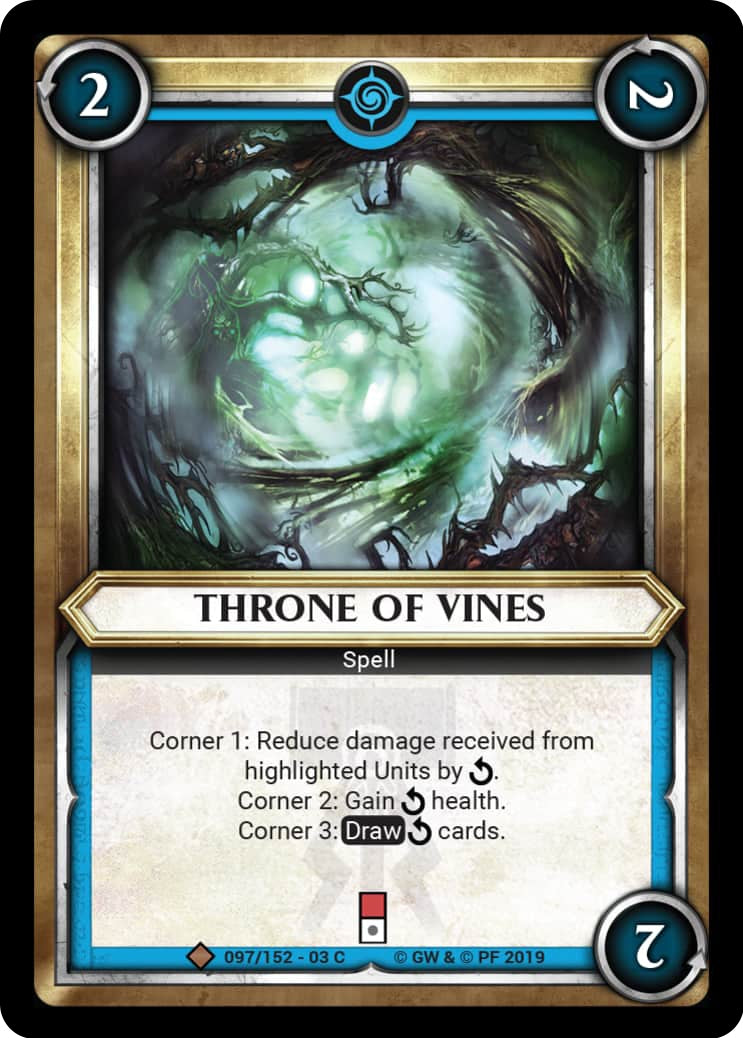 Throne of Vines (Unclaimed) (97) (WHAOSSA) - Warhammer Age of Sigmar Champions TCG Single