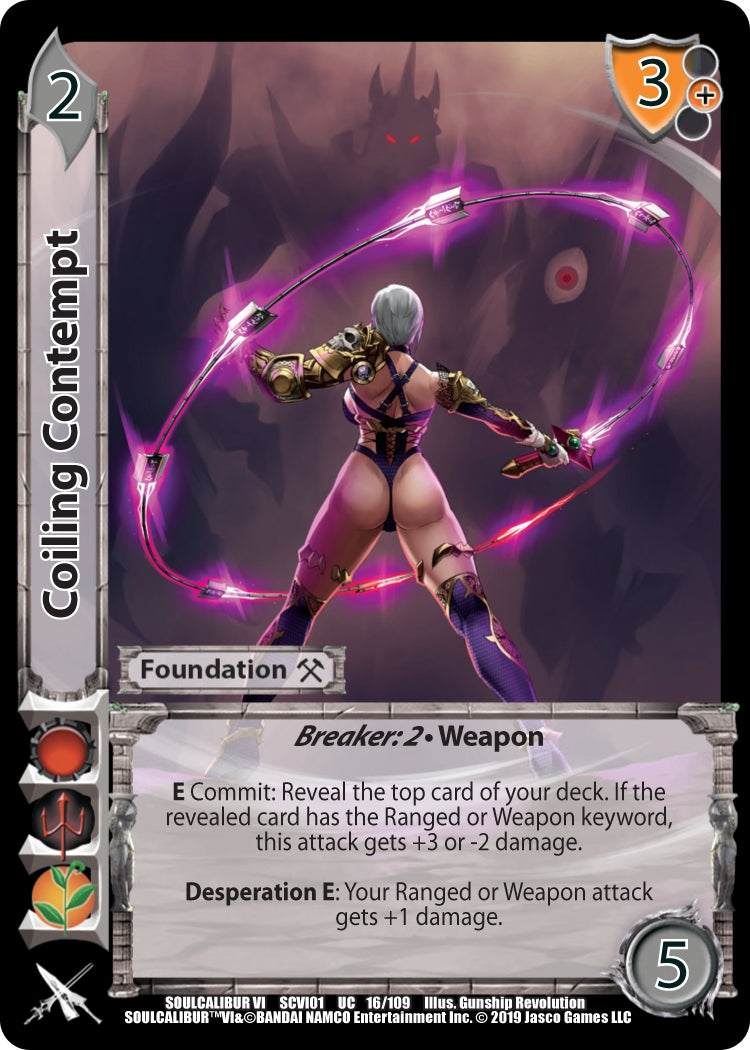 Coiling Contempt (16) [SCVI] - UniVersus Single
