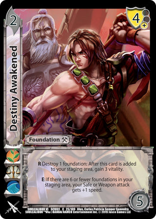 Destiny Awakened (25) [SCVI] - UniVersus Single