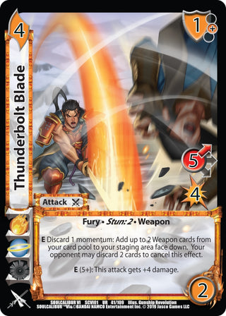 Thunderbolt Blade (41) [SCVI] - UniVersus Single
