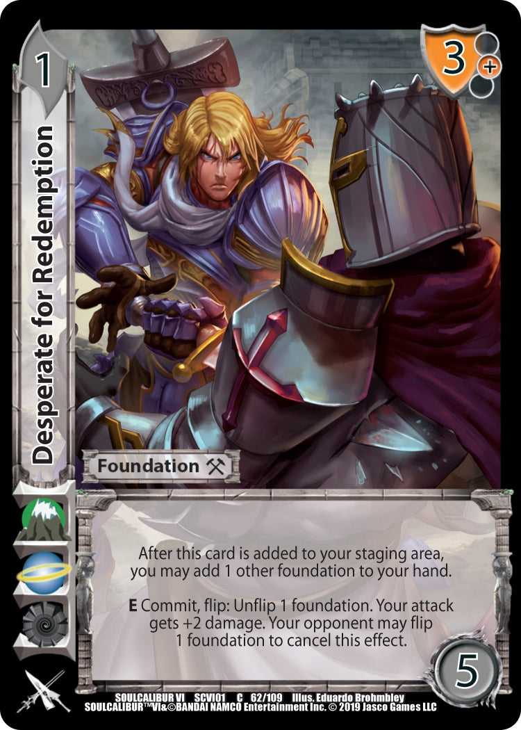 Desperate for Redemption (62) [SCVI] - UniVersus Single