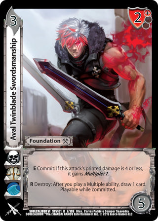 Aval Twinblade Swordsmanship (7) [SCVI] - UniVersus Single