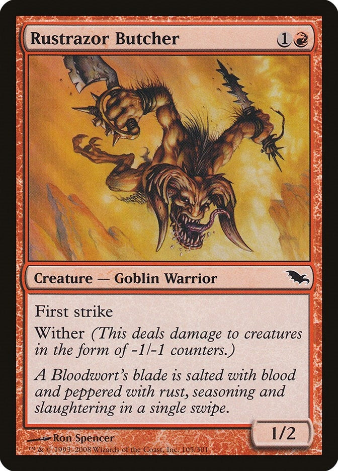 Rustrazor Butcher (105) [SHM] - MTG Single