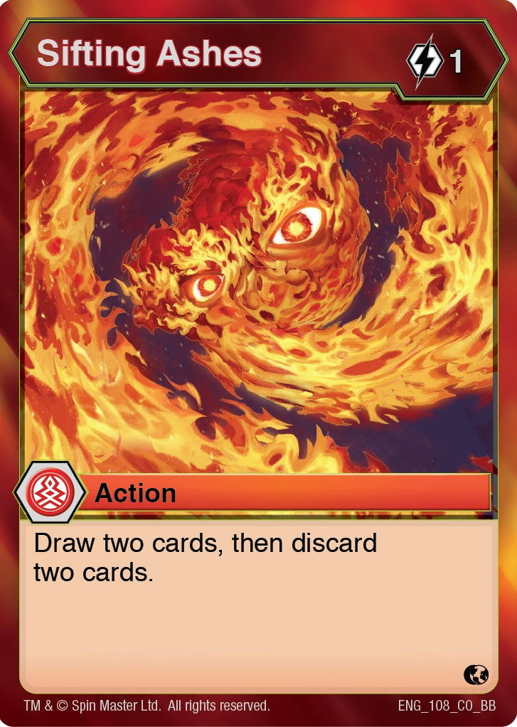 Sifting Ashes (108) [BB] - Bakugan TCG Single