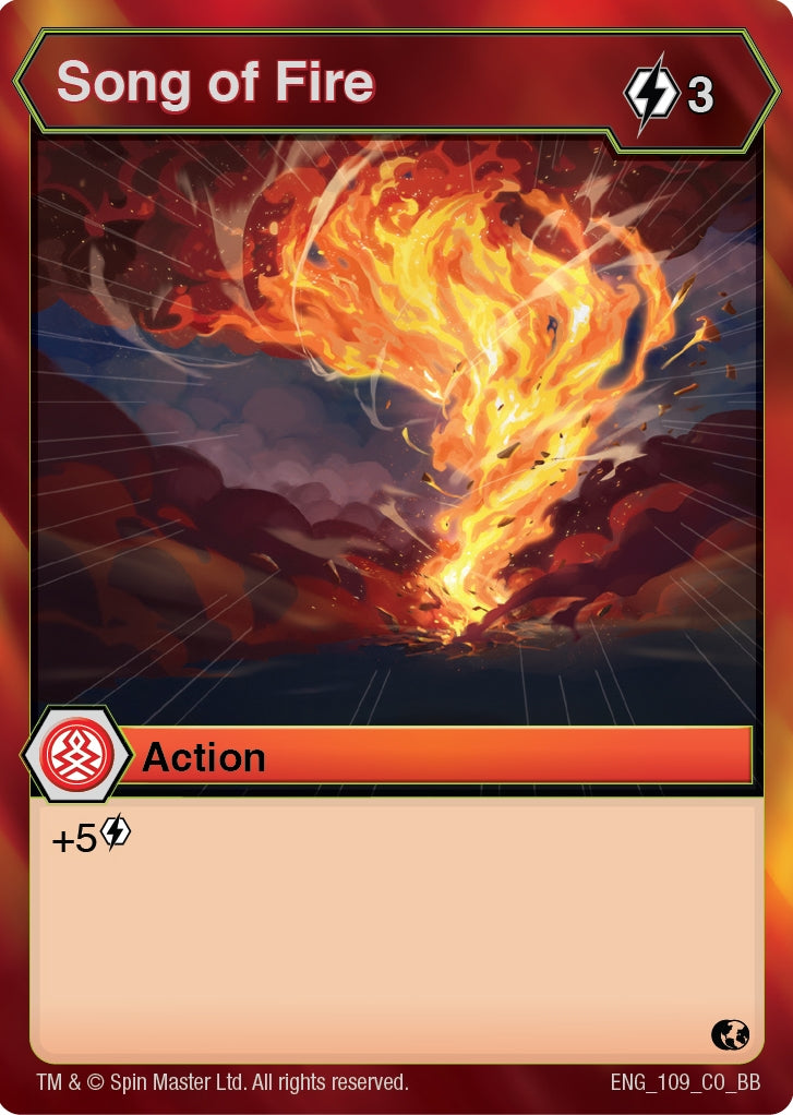 Song of Fire (109) [BB] - Bakugan TCG Single