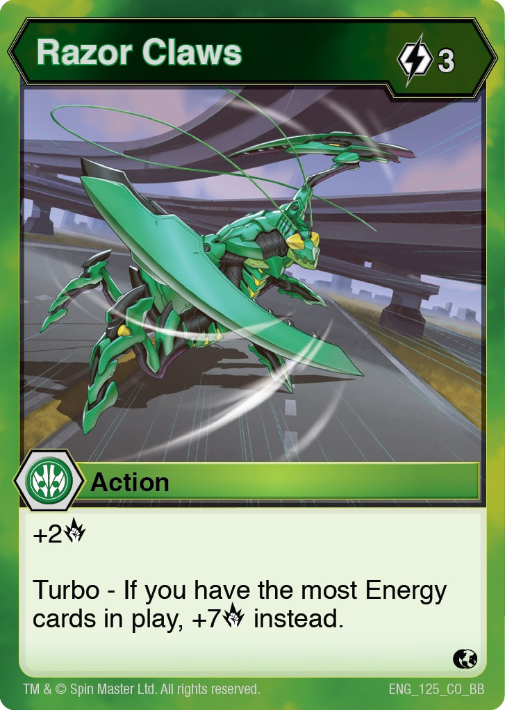 Razor Claws (125) [BB] - Bakugan TCG Single