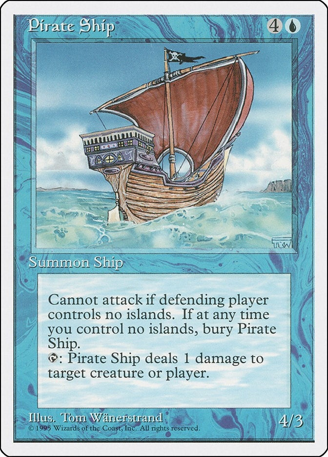 Pirate Ship [4ED] - MTG Single