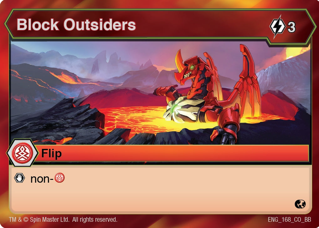 Block Outsiders (168) [BB] - Bakugan TCG Single