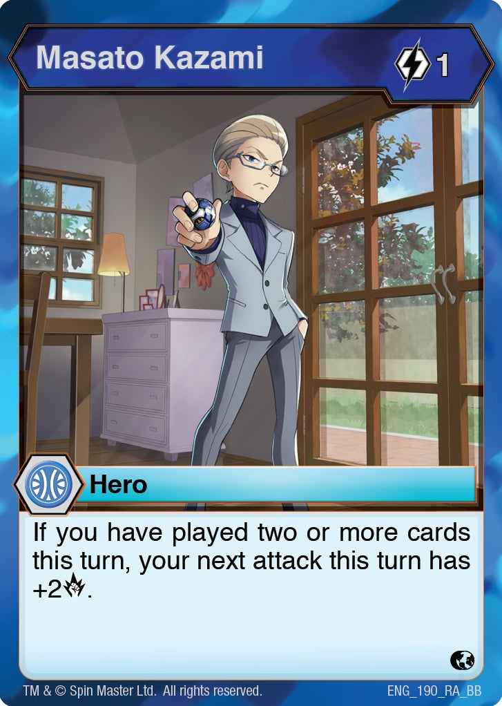Masato Kazami (190) [BB] - Bakugan TCG Single