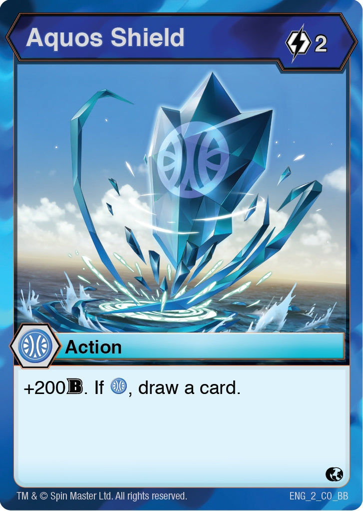 Aquos Shield (2) [BB] - Bakugan TCG Single