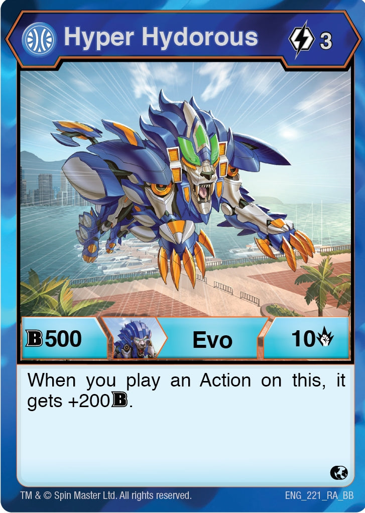 Hyper Hydorous (221) [BB] - Bakugan TCG Single