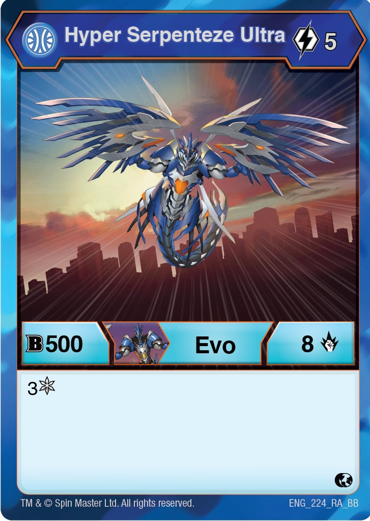 Hyper Serpenteze Ultra (224) [BB] - Bakugan TCG Single