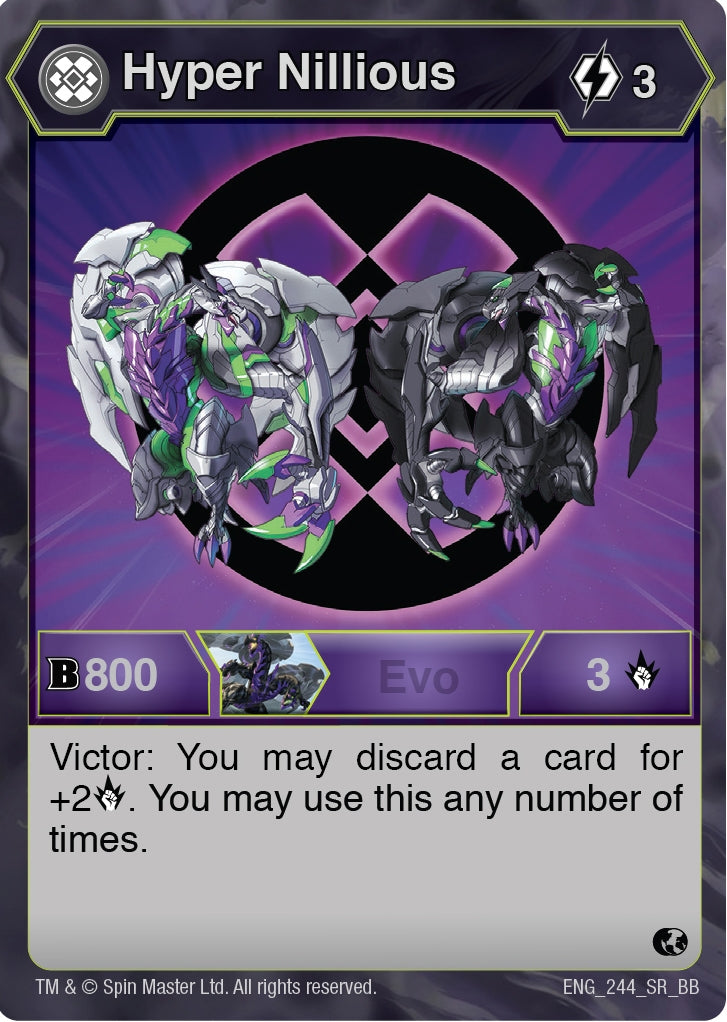 Hyper Nillious (244) (244) [BB] - Bakugan TCG Single