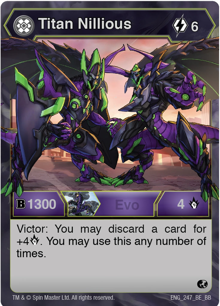 Titan Nillious (247) [BB] - Bakugan TCG Single