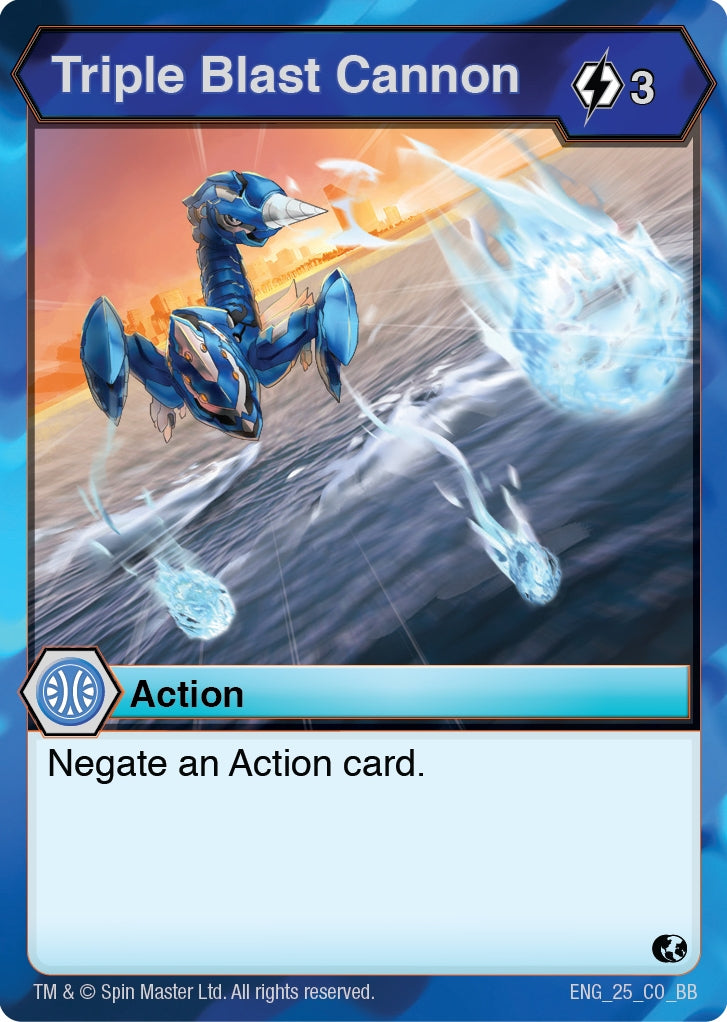 Triple Blast Cannon (25) [BB] - Bakugan TCG Single