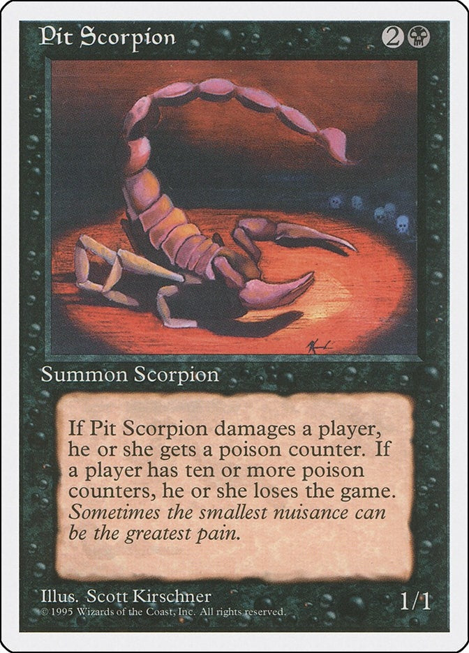 Pit Scorpion [4ED] - MTG Single