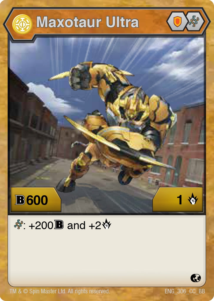 Maxotaur Ultra (306) [BB] - Bakugan TCG Single