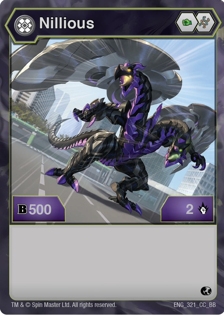 Nillious (321) (321) [BB] - Bakugan TCG Single