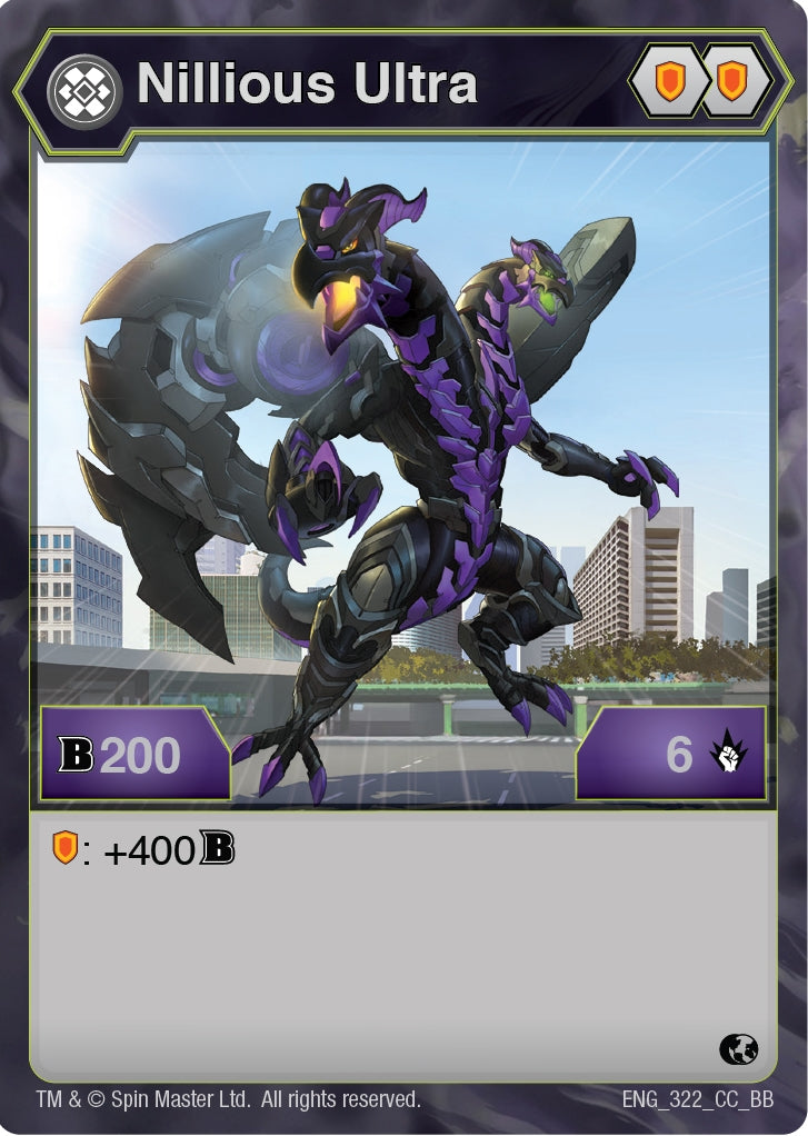Nillious Ultra (322) [BB] - Bakugan TCG Single