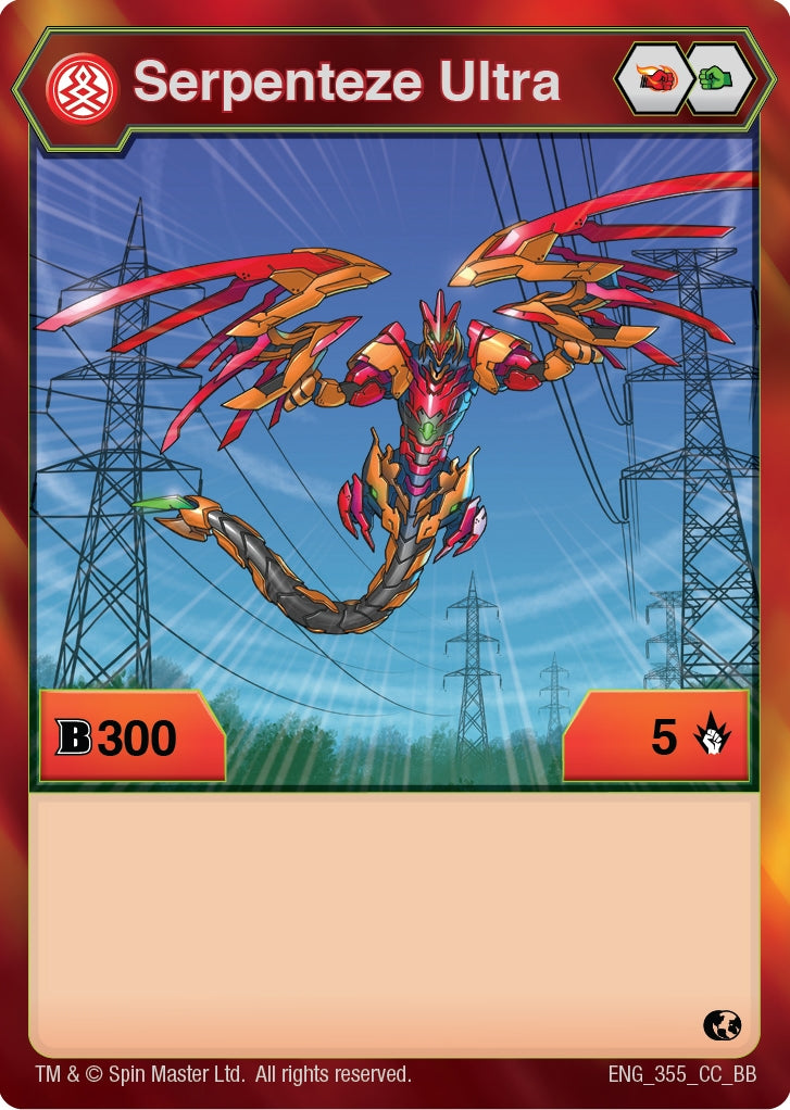 Serpenteze Ultra (355) (355) [BB] - Bakugan TCG Single