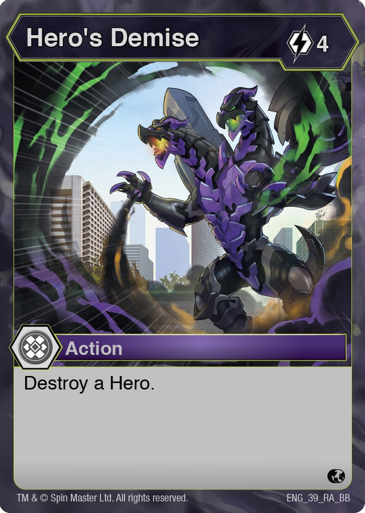 Hero’s Demise (39) [BB] - Bakugan TCG Single