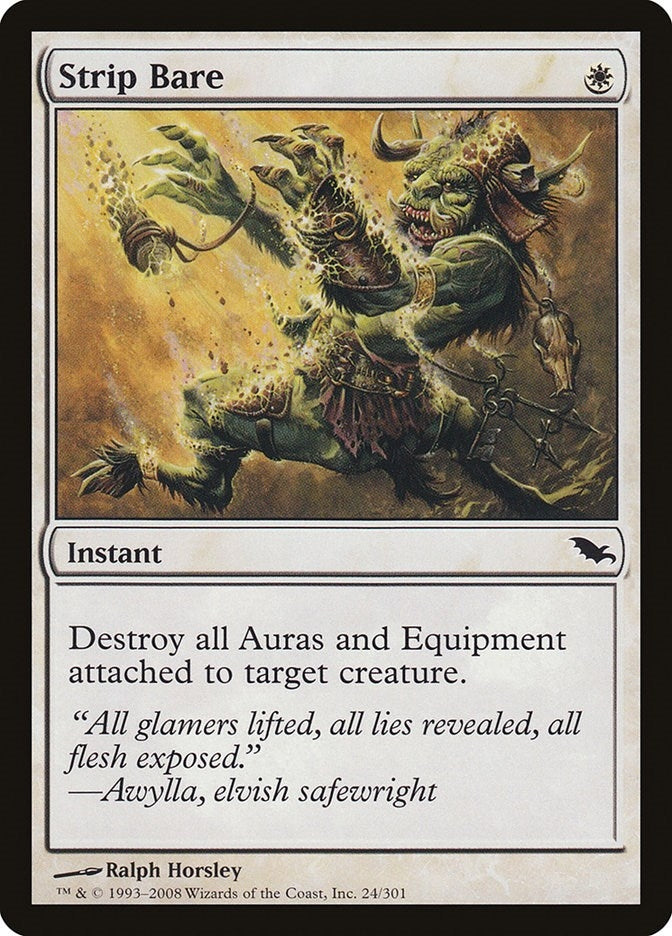 Strip Bare (24) [SHM] - MTG Single