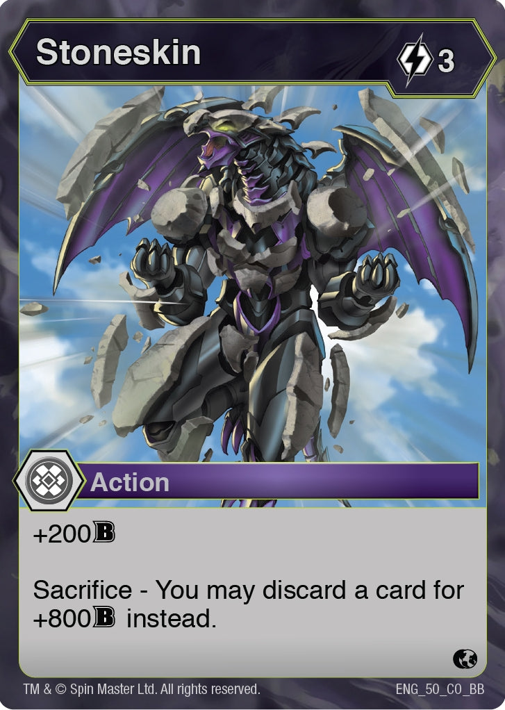 Stoneskin (50) [BB] - Bakugan TCG Single