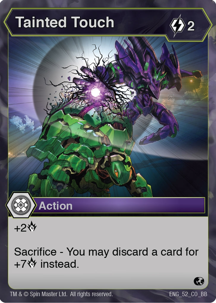 Tainted Touch (52) [BB] - Bakugan TCG Single