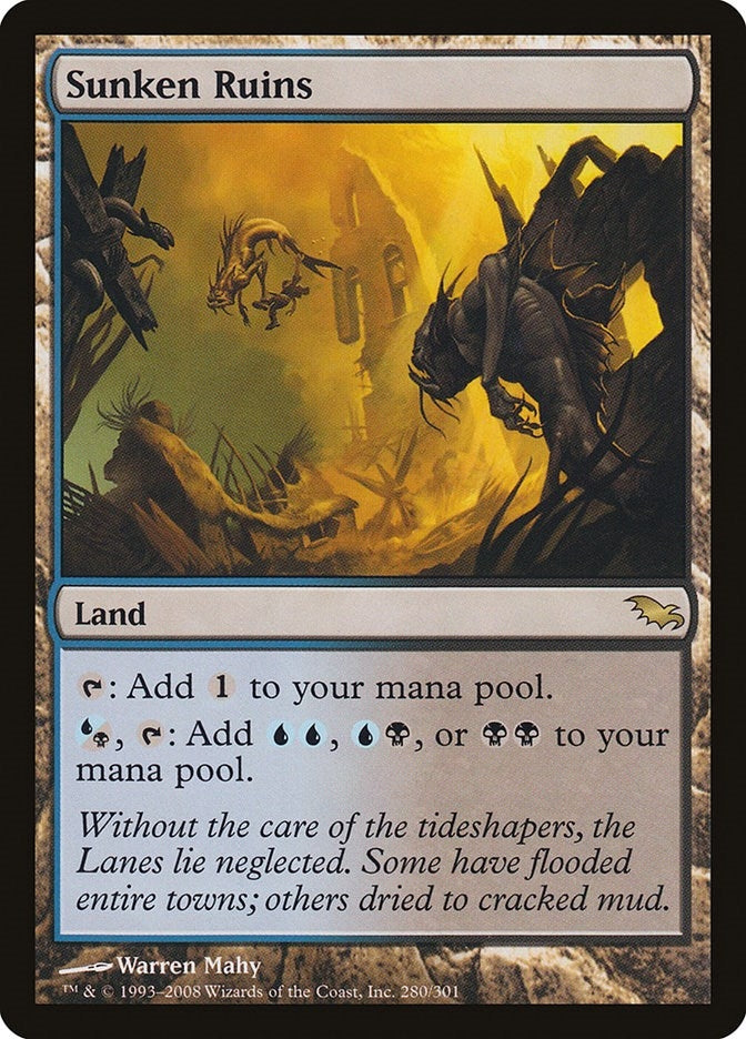 Sunken Ruins (280) [SHM] - MTG Single
