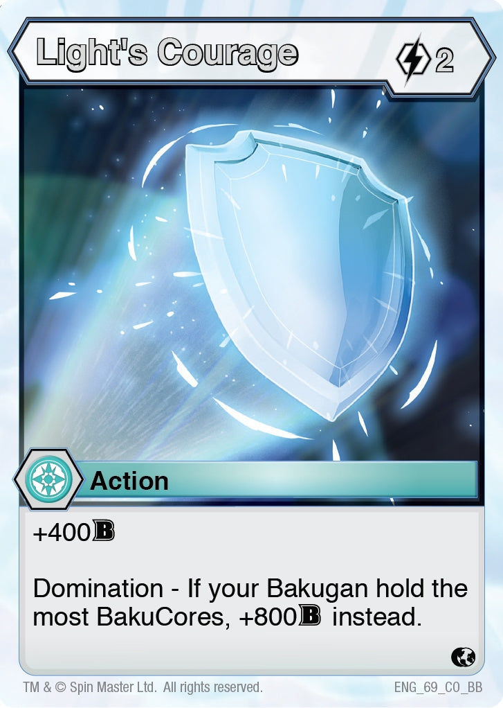 Light’s Courage (69) [BB] - Bakugan TCG Single
