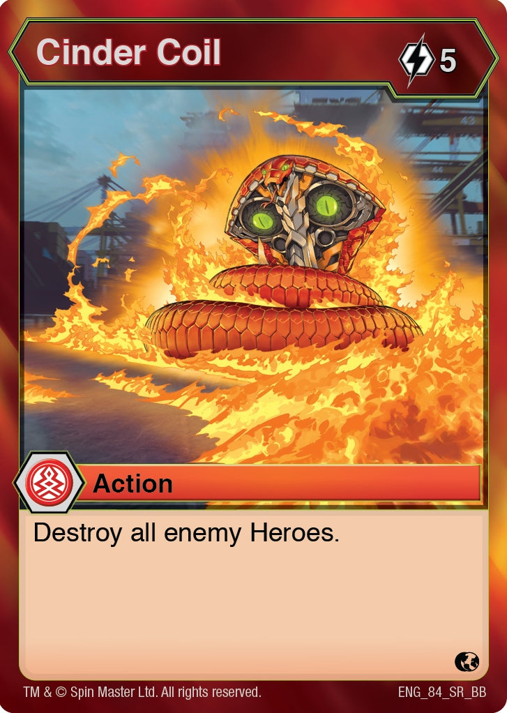 Cinder Coil (84) [BB] - Bakugan TCG Single