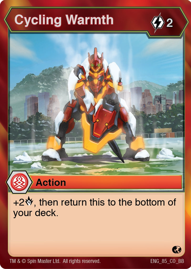 Cycling Warmth (85) [BB] - Bakugan TCG Single