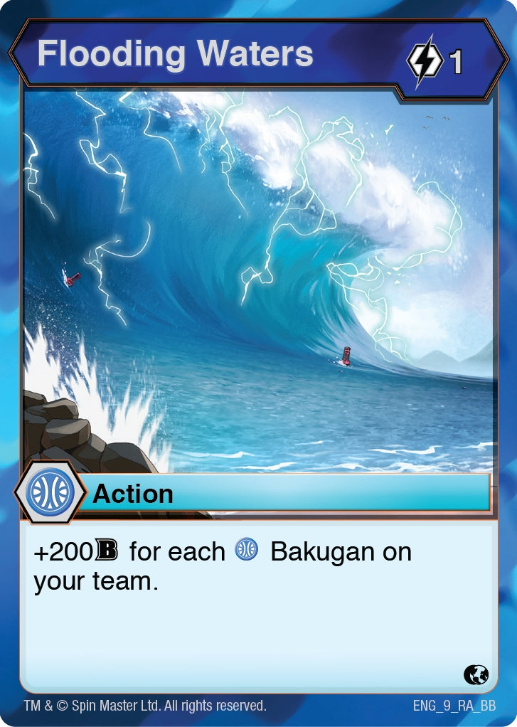 Flooding Waters (9) [BB] - Bakugan TCG Single