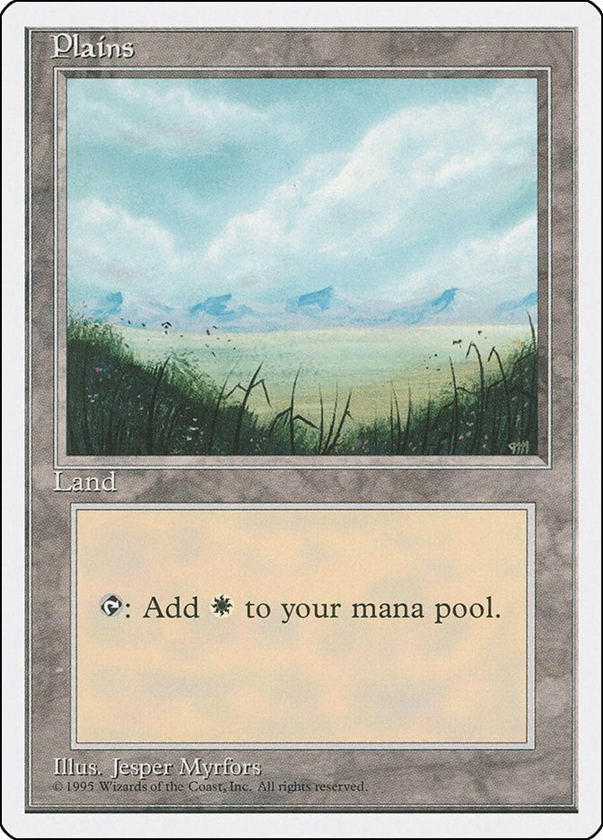 Plains (A) (188) [4ED] - MTG Single