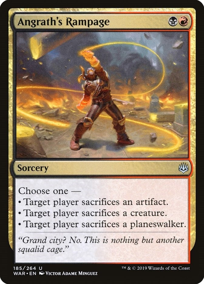 Angrath’s Rampage (185) [WAR] - MTG Single
