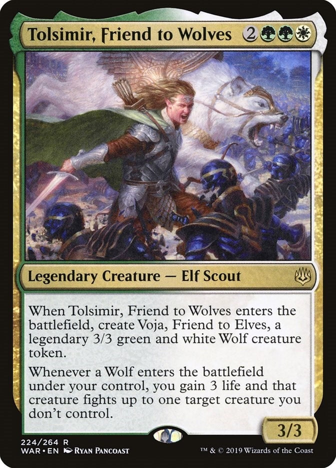 Tolsimir Friend to Wolves (224) [WAR] - MTG Single