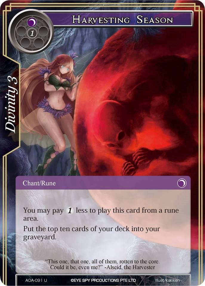 Harvesting Season (91) [AOA] - Force of Will Single