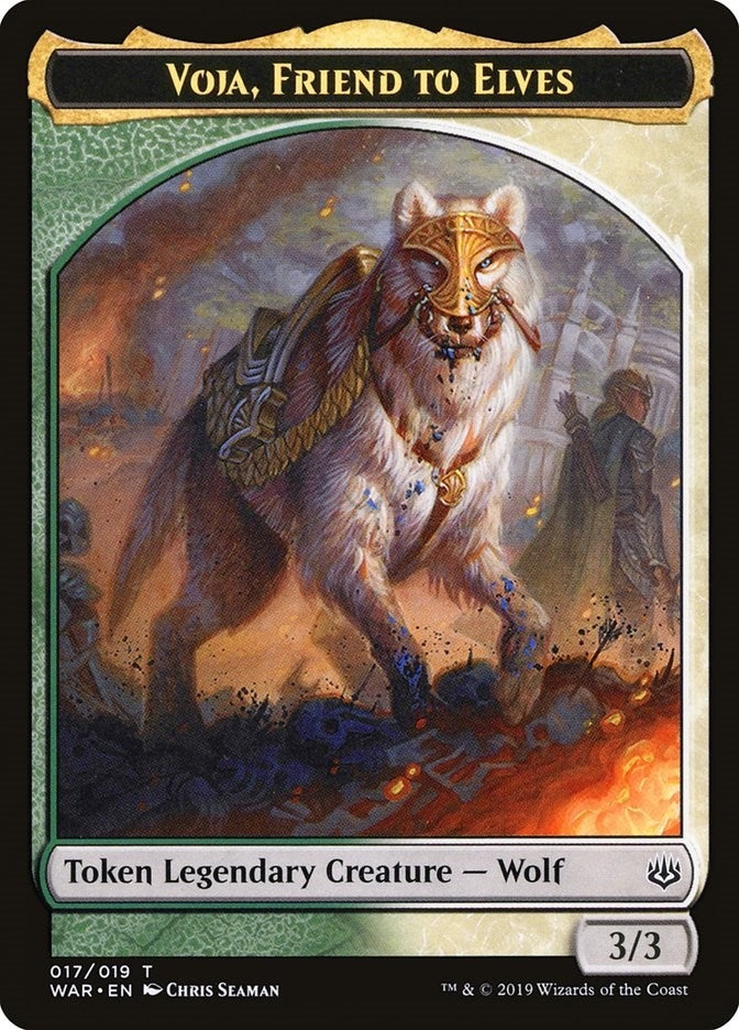 Voja Friend to Elves Token (0) [WAR] - MTG Single