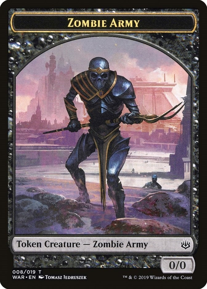 Zombie Army Token (008) (0) [WAR] - MTG Single