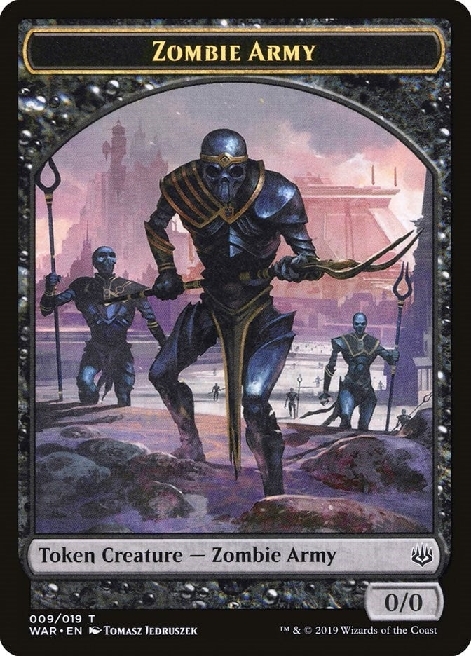 Zombie Army Token (009) (0) [WAR] - MTG Single