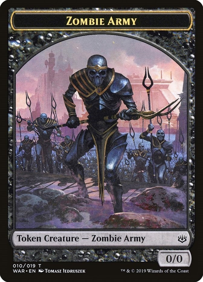 Zombie Army Token (010) (0) [WAR] - MTG Single