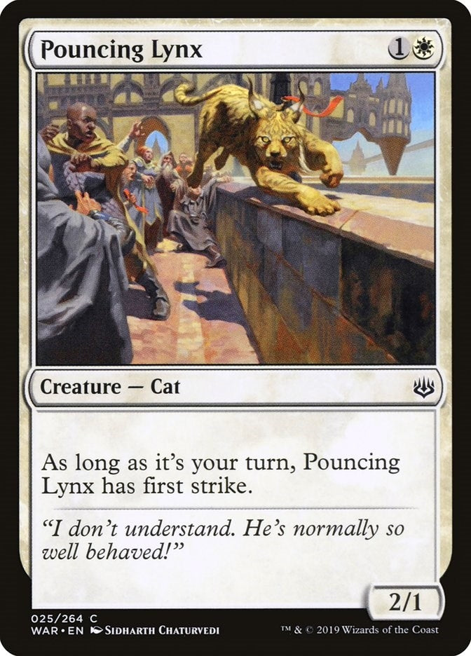 Pouncing Lynx (25) [WAR] - MTG Single
