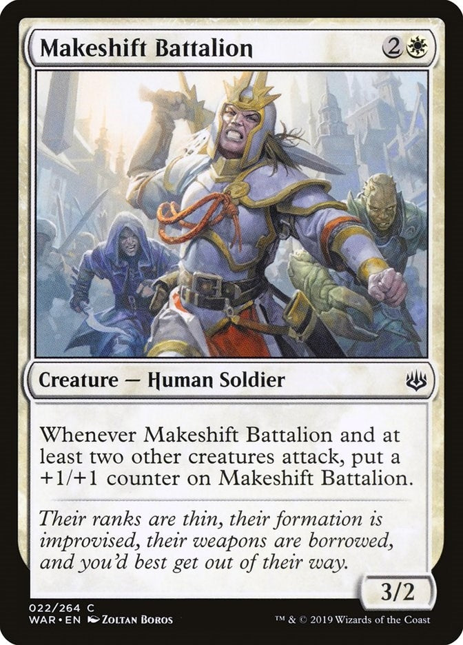 Makeshift Battalion (22) [WAR] - MTG Single