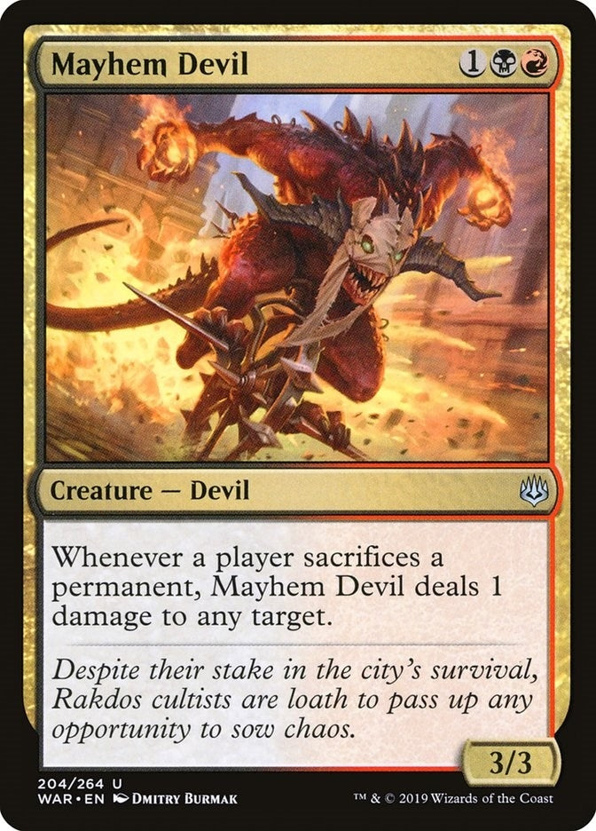 Mayhem Devil (204) [WAR] - MTG Single