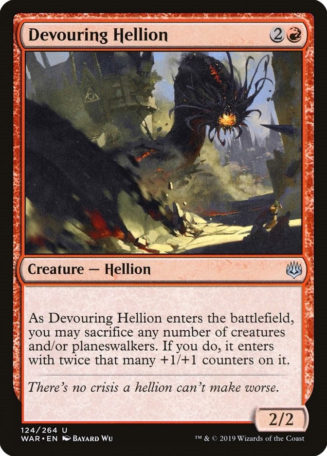 Devouring Hellion (124) [WAR] - MTG Single