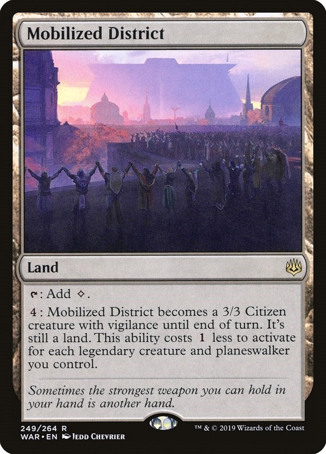 Mobilized District (249) [WAR] - MTG Single