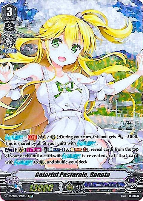 Colorful Pastorale Sonata (SP) (501) [V-EB05] - Cardfight Vanguard Single