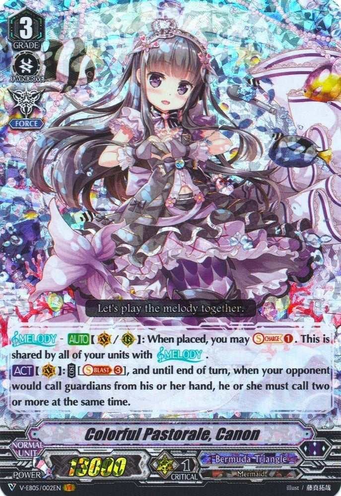 Colorful Pastorale Canon (5002) [V-EB05] - Cardfight Vanguard Single