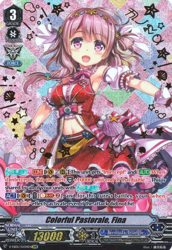 Colorful Pastorale Fina (SVR) (504) [V-EB05] - Cardfight Vanguard Single
